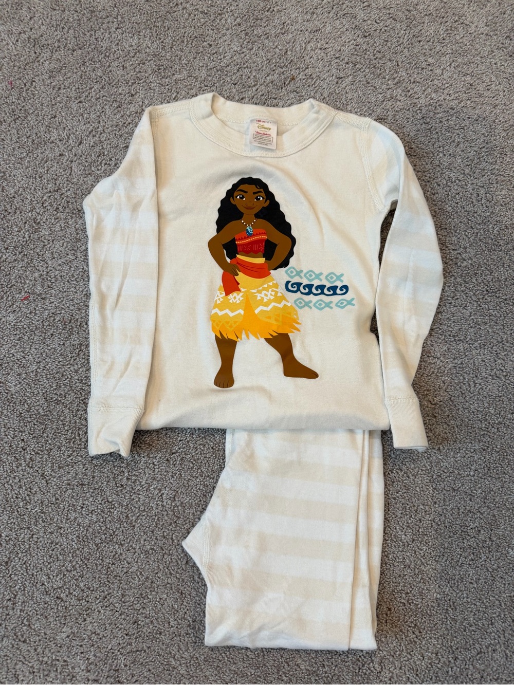 Hanna Andersson Kids Moana Pajama Set size 4
